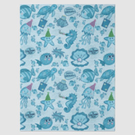 Unter dem Meer Geburtstagsgeschenk Wrap Seidenpapier