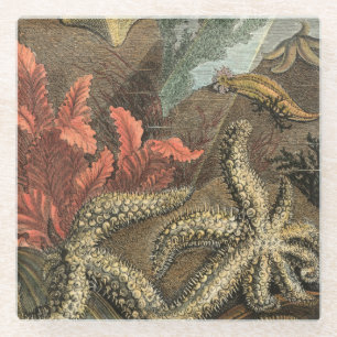 Unter dem Meer Glasuntersetzer