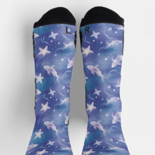 Unter dem Meer: Haie Socken