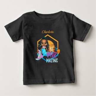 Unter dem Meer ist eine magere Meerjungfrau Person Baby T-shirt