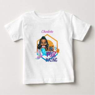 Unter dem Meer ist eine magere Meerjungfrau Person Baby T-shirt