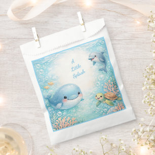 Unter dem Meer Jungen Baby-Party Blauwal Ozean Geschenktütchen