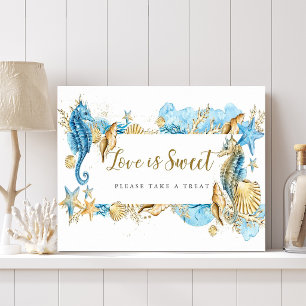 Unter dem Meer Love is Sweet Gefallen Papierblat