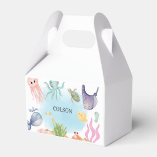 Unter dem Meer, Meeresbewohner, Meerestiere Geschenkschachtel