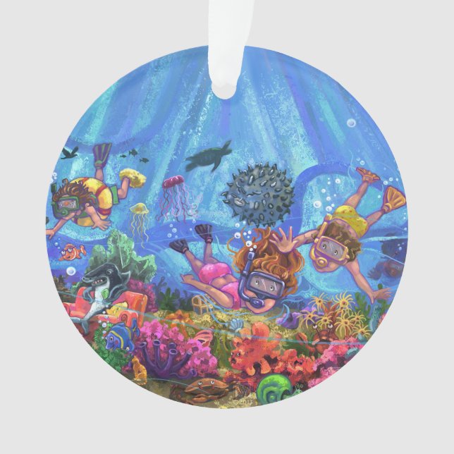 Unter dem Meer Ornament (Vorderseite)