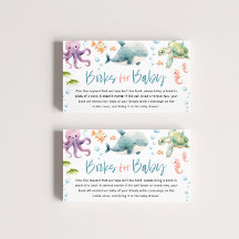 Unter dem Meer Ozean-Baby-Shower-Bücher für Baby