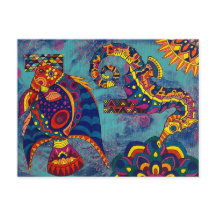 Unter dem Meer Postkarte