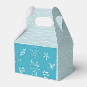 Unter dem Meer sehen wir uns bald Blaue Babyparty Geschenkschachtel