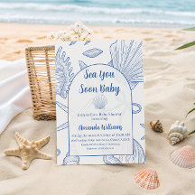 Unter dem Meer Sie bald Blauer Junge Baby Shower