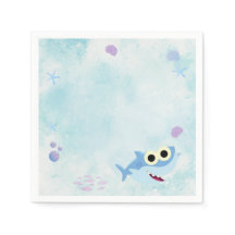 "Unter dem Meer" thematisches Papier Napkin