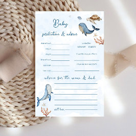 Unter dem Meer Vorhersage und Beratung Game Card