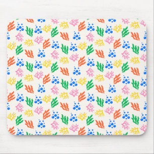 Unter dem Meereskorallenriff Nahtloses Muster Mousepad