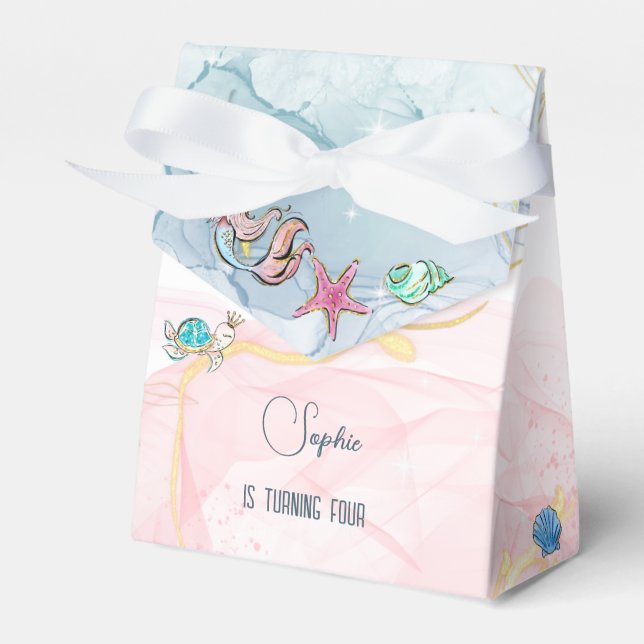 Unter dem Meerjungfraugeburt Geschenkschachtel (Vorderseite)