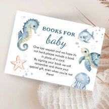 Unter dem Meerwasser Babyduschbuch für Baby