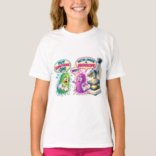 Unter dem Mikroskop – Lustige Mikrobiologie Bakter T-Shirt
