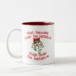 Unter dem Mistelzweig Zweifarbige Tasse