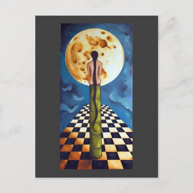 Unter dem Mond Postkarte (Vorderseite)