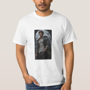 "Unter dem Nachthimmel: Die einsame Vigilie eines  T-Shirt