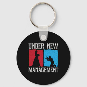 Unter dem neuen Management Groom Wedding Bachelor Schlüsselanhänger