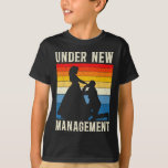 Unter dem neuen Management Groom Wedding Bachelor  T-Shirt<br><div class="desc">Unter dem neuen Management Groom Wedding Bachelor Party</div>