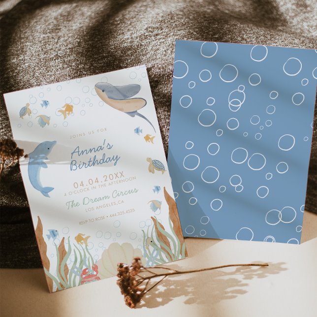 Unter dem Party des Kindergeburtstags Einladung (Von Creator hochgeladen)