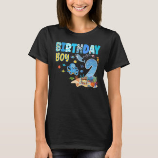 Unter dem Party "Sea Birthday Fish Aquarium Animal T-Shirt