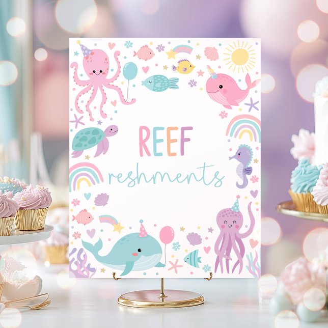 Unter dem Party "Sea Reef Reshments" Poster (Von Creator hochgeladen)