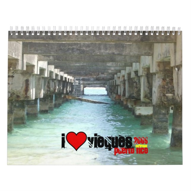 Unter dem Pier in Esperanza, Herz, 2009, puert… Kalender (Titelbild)