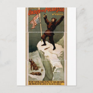 Unter dem Polarstern Postkarte
