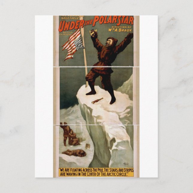 Unter dem Polarstern Postkarte (Vorderseite)