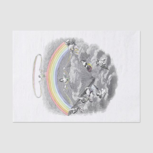 Unter dem Regenbogen Seidenpapier (Vorderseite)
