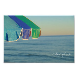 Unter dem Regenschirm Fotodruck