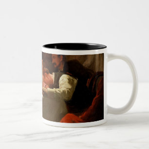 Unter dem roten Licht c.1910 Zweifarbige Tasse