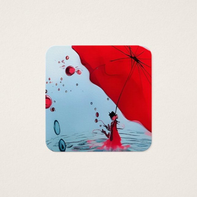 Unter dem roten Schirm (Vorderseite)