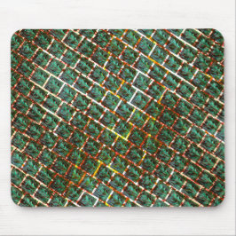 Unter dem schmutzigen und rostigen Grill Mousepad