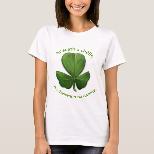 Unter dem Schutz der anderen überleben Menschen T-Shirt (Vorderseite)
