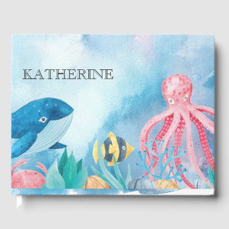 Unter dem Sea Baby Shower Guest Book Gästebuch