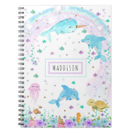 Unter dem Sea Spiral Notebook Notizblock