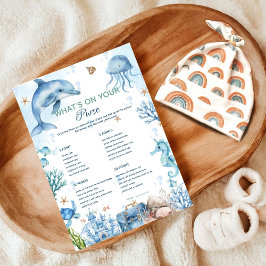 Unter dem Was ist in deiner Handtasche Baby Showe