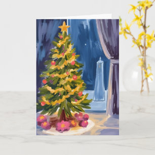 Unter dem Weihnachtsbaum Karte