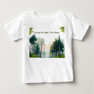 Unter den Bäumen finde ich die Ruhe Baby T-shirt