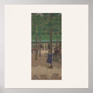 Unter den Bäumen von Manet - Quadratisches Poster