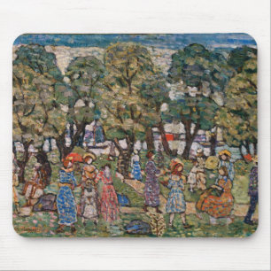 Unter den Bäumen von Maurice Prendergast, Fine Art Mousepad