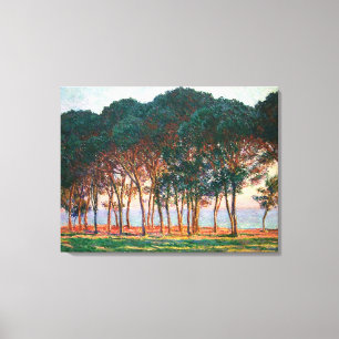 Unter den Kiefern durch Claude Monet Leinwanddruck