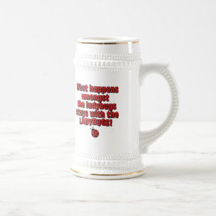 Unter den Marienkäfern Bierglas