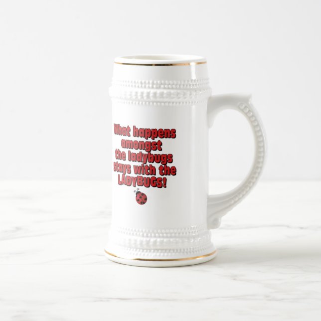 Unter den Marienkäfern Bierglas (Rechts)