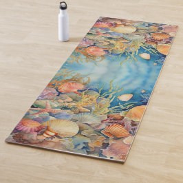 Unter den Muscheln der Seefischerei Yogamatte