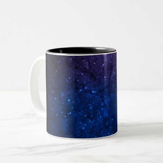 Unter den Sternen der Galaxie Zweifarbige Tasse (Vorderseite Links)