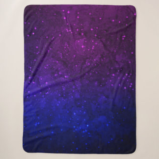 Unter den Sternen in der blauen und Lila Galaxie Sherpadecke