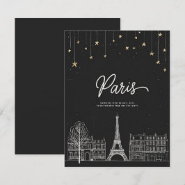 Unter den Sternen von Paris Einladung